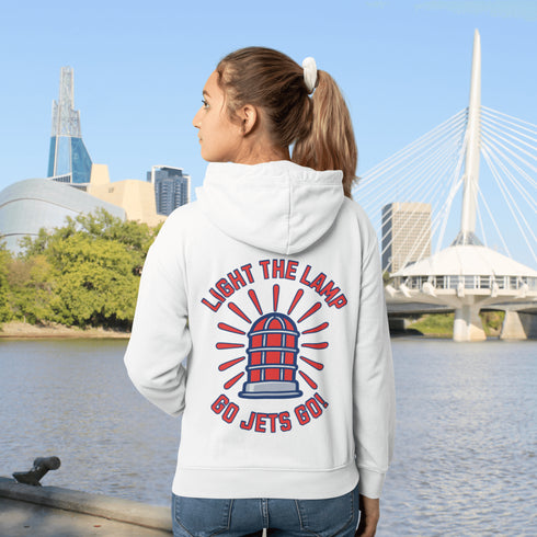 Light the Lamp – Go Jets Go! Hoodie🔥 Because when that red light flashes, it's party time in the 'Peg. 🔥